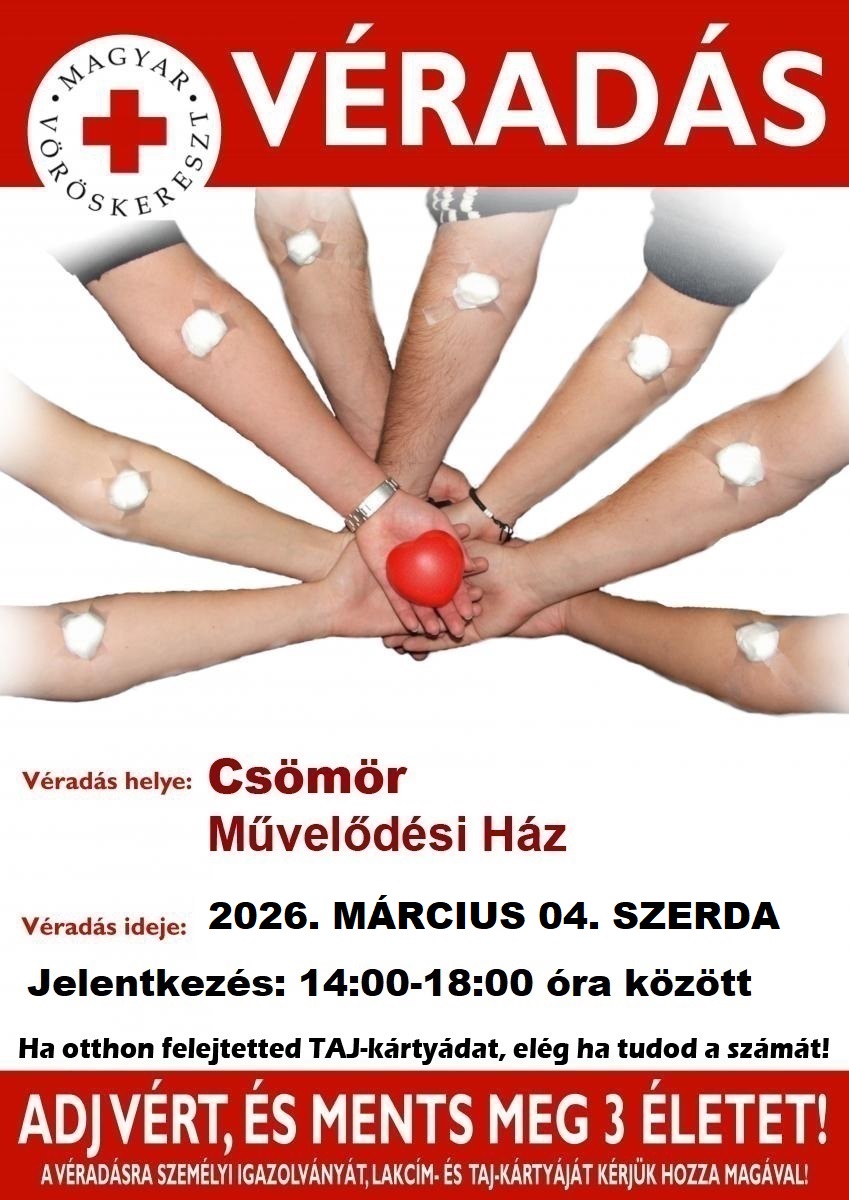 Véradás Csömörön